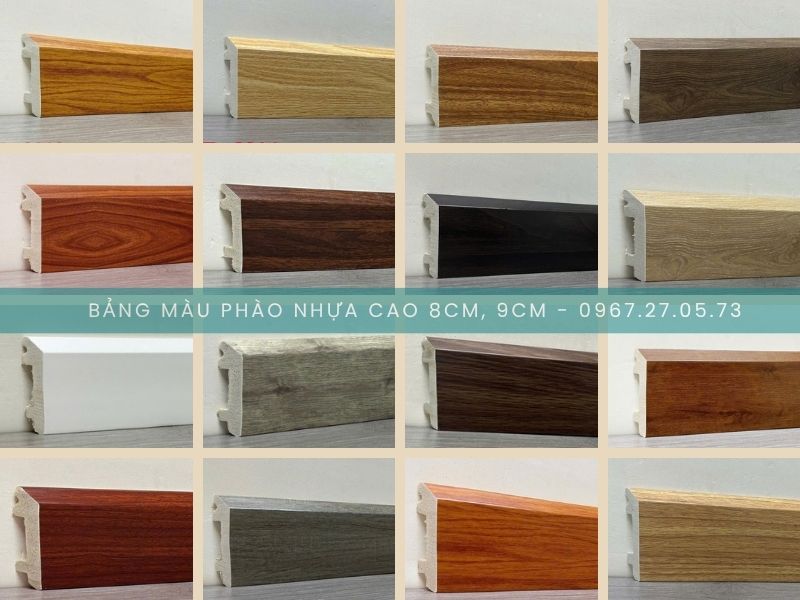 phào chân tường cao 9cm giá rẻ