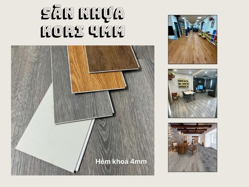 sàn nhựa hèm khóa cho chung cư