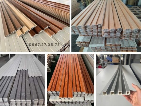 mẫu tấm ốp lam sóng vân gỗ