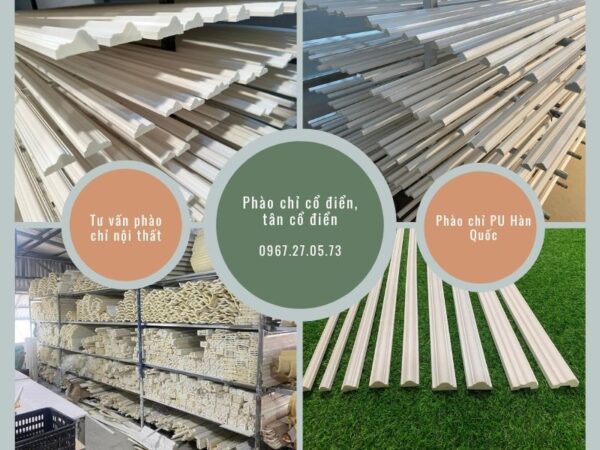 phào chỉ nhựa pu chống ẩm giá rẻ