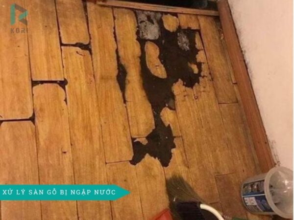 dịch vụ sửa sàn gỗ bị ngập nước