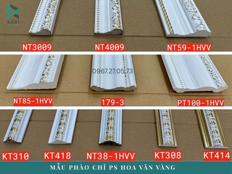 phào chỉ tường ps giá rẻ