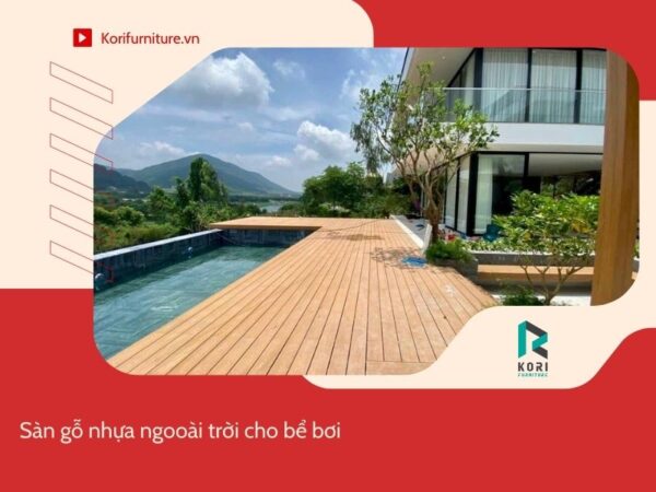 sàn ngoài trời bể bơi