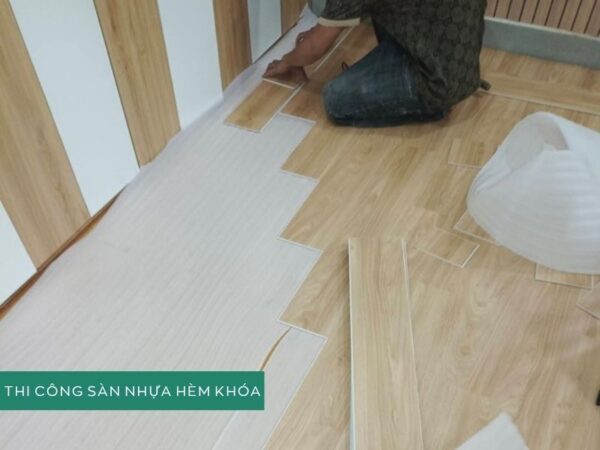 địa chỉ thi công sàn nhựa hèm khóa