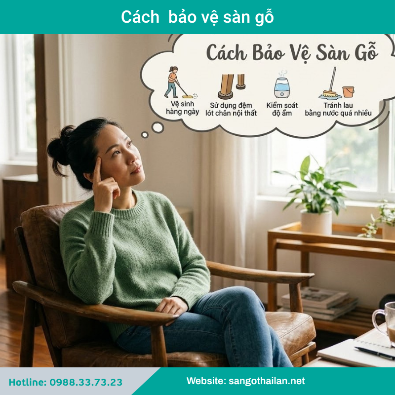 Cách bảo vệ sàn gỗ