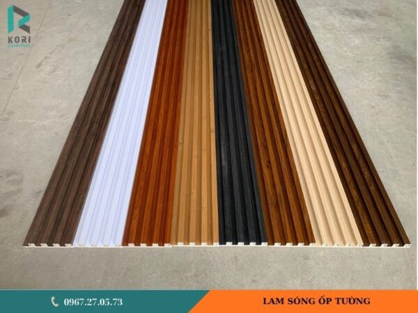 mẫu ốp tường lam sóng