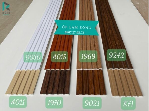 mẫu ốp tường lam sóng giá rẻ