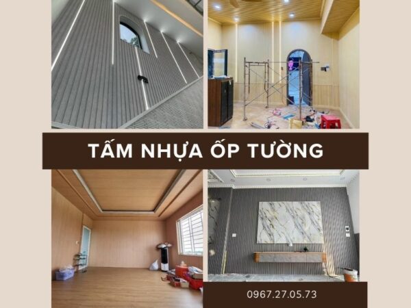 mẫu ốp tường phòng khách giá rẻ