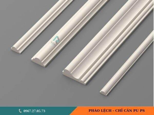 phào chỉ màu trắng trơn giá rẻ