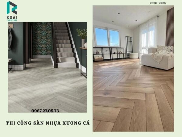 ưu điểm sàn nhựa lát xương cá