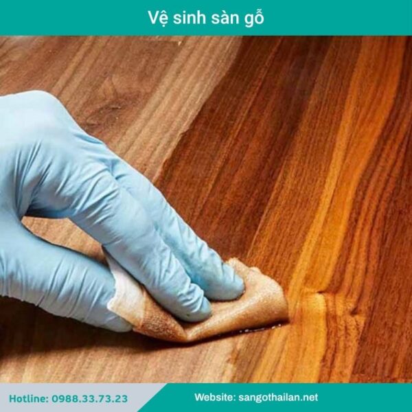 Vệ sinh sàn gỗ