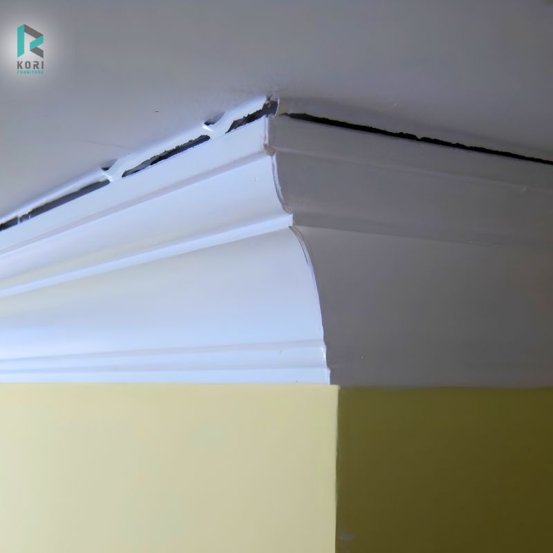 Hình ảnh phào chỉ bị nứt